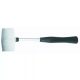 GUMIKALAPÁCS 40MM 225G FEHÉR FÉMNYÉLLEL TOP TOOLS
