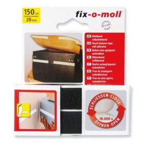 TÉPŐZÁRAS SZALAG ÖNTAPADÓ 150CM*20MM FEKETE