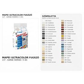 MAPEI ULTRACOLOR FUGÁZÓ 137 5 KG KARIBI HOMOK