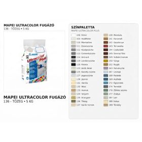 MAPEI ULTRACOLOR FUGÁZÓ 136 5KG TŐZEG 