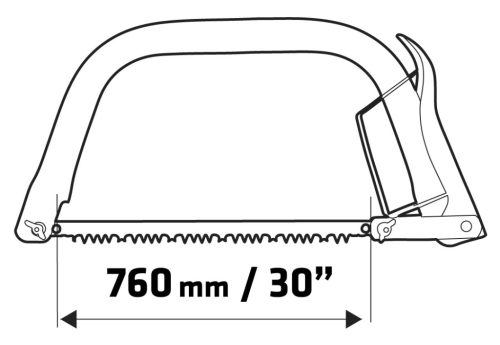 15G155 KERETES FŰRÉSZ 760MM,VERTO