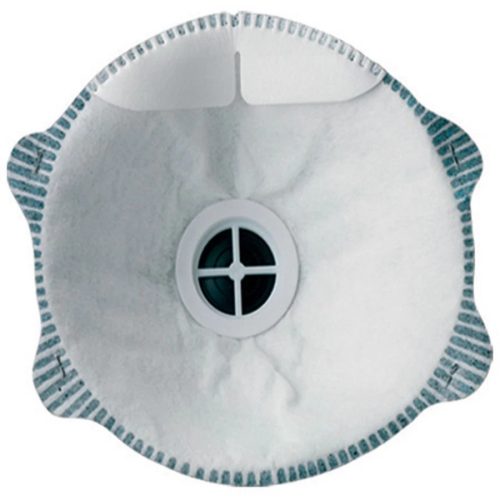 23246-FFP2 NR D-KÉK-FEHÉR-MASZK AKTÍVSZENES SZELEPES