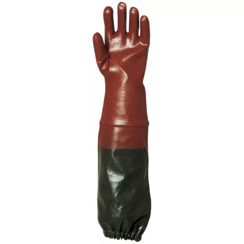 3669-BORDÓ KESZTYŰ -70CM- SAV-LÚG OLAJÁLLÓ-XL