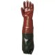3669-BORDÓ KESZTYŰ -70CM- SAV-LÚG OLAJÁLLÓ-XL