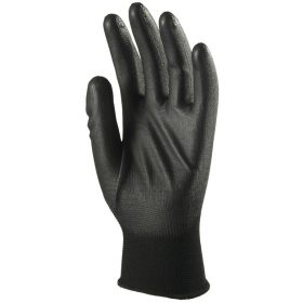 6037-SZERELŐKESZTYŰ FEKETE 7 ES