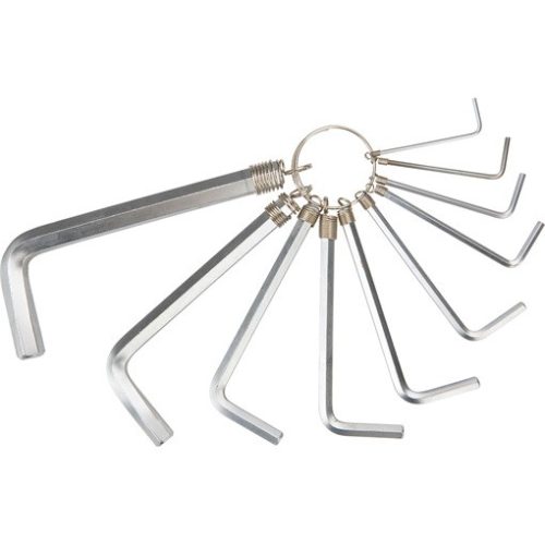IMBUSZKULCS KÉSZLET 9DB HOSSZÚ 1,5-10MM TOPEX