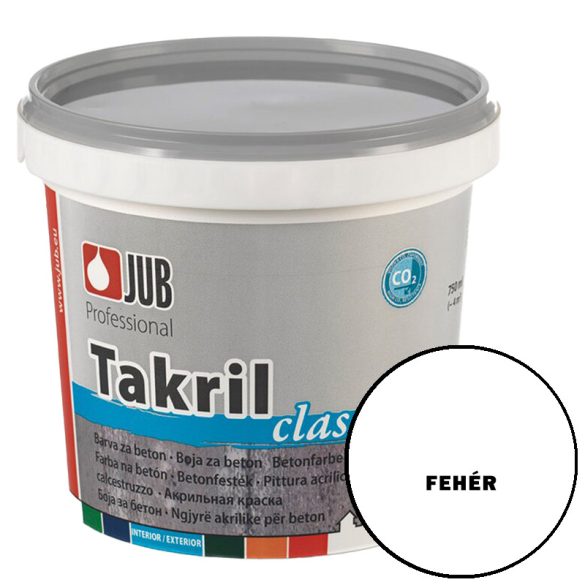 FEHÉR - JUB TAKRIL BETONFESTÉK - 750 ML