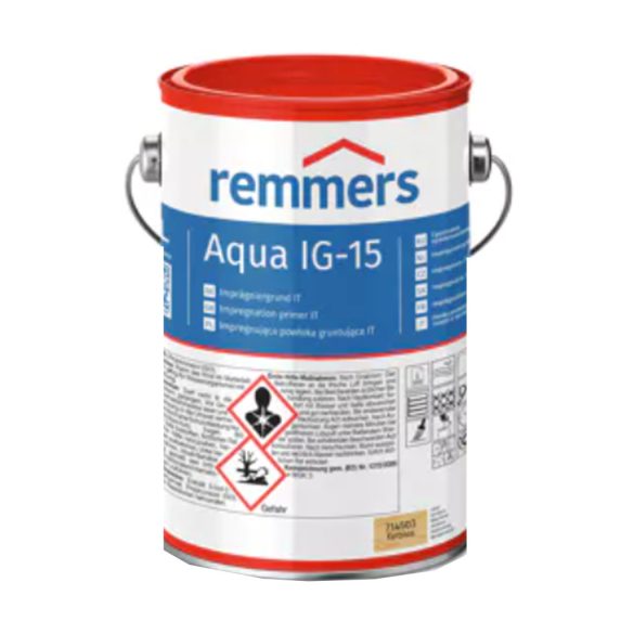 SZÍNTELEN - REMMERS AQUA IG-15 IMPREGNIERGRUND VIZES FAANYAGVÉDŐSZER - 2,5L