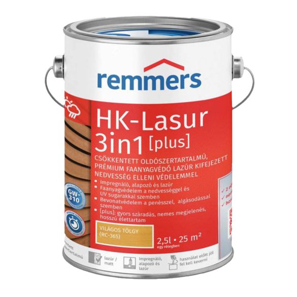 MAHAGÓNI - REMMERS HK-LASUR PLUS VIZES VÉKONYLAZÚR RC-565 -  2,5L