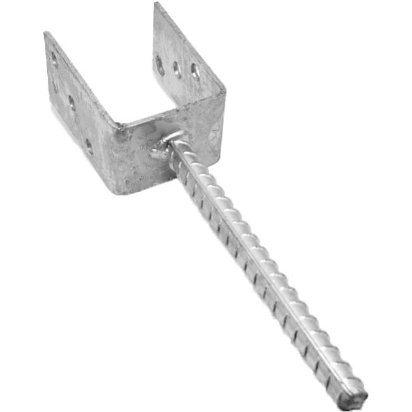 oszloptartó U-forma 91mm horg. Betonba