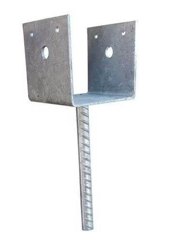 oszloptartó U-forma 121mm horg. Betonba