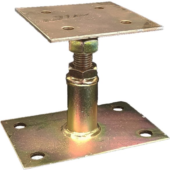 oszloptartó lap 85*85mm horg talpas m16 60mm magasságállítás