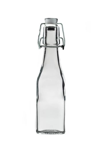 CSATOS ÜVEG 0,25L NÉGYSZÖGLETŰ