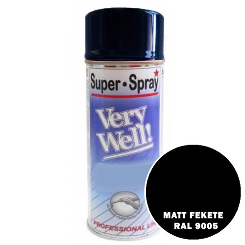  MATT FEKETE  RAL 9005 - VERY WELL SPRAY - 600ML