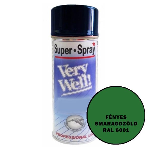 FÉNYES SMARAGDZÖLD RAL 6001 - VERY WELL SPRAY - 400ML