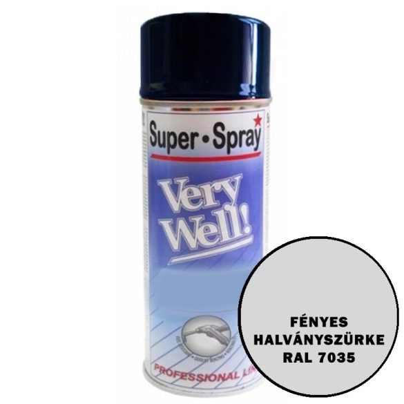 FÉNYES HALVÁNYSZÜRKE RAL 7035 - VERY WELL SPRAY - 400ML