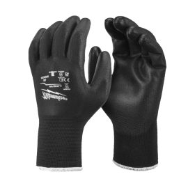   FEKETE VÉKONY KESZTYŰ -MUNKAVÉDELMI KESZTYŰ - MILWAUKEE -9 L