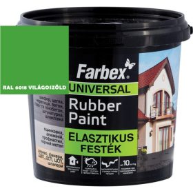 FARBEX RUBBER PAINT ELASZTIKUS FESTÉK VILÁGOS ZÖLD 1,2 KG