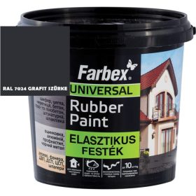   FARBEX RUBBER PAINT ELASZTIKUS FESTÉK GRAFIT SZÜRKE 1,2 KG ral 7024