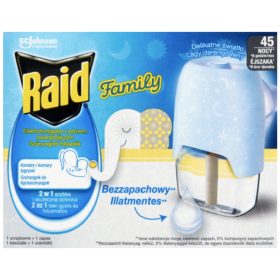 RAID-FAMILY-ELEKTROMOS SZÚNYOGRIASZTÓ-FOLYADÉKOS