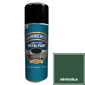 HAMMERITE SPRAY 400 ML FÉNYES SÖTÉTZÖLD