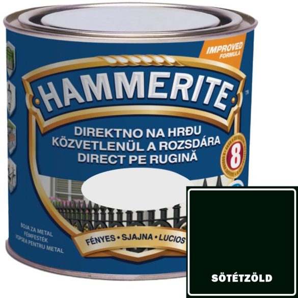 HAMMERITE FÉNYES 0,75 L SÖTÉTZÖLD