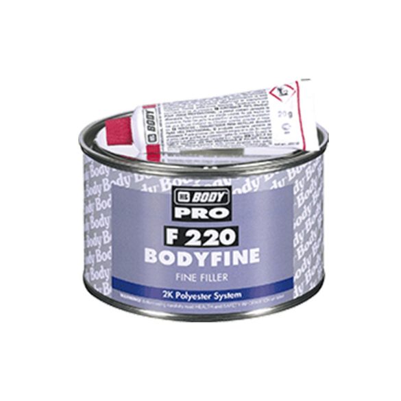 POLIÉSZTER BÁZISÚ FINOM SZEMCSEMÉRETŰ KITT - BODY F220 FINE 2K - 1KG