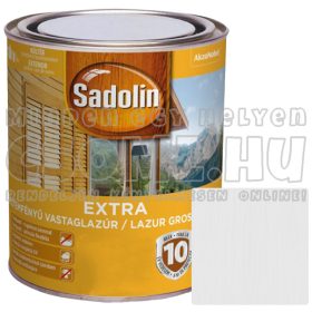   FEHÉR 99 - SADOLIN EXTRA SELYEMFÉNYŰ VASTAGLAZÚR - OLDÓSZERES - 2,5L