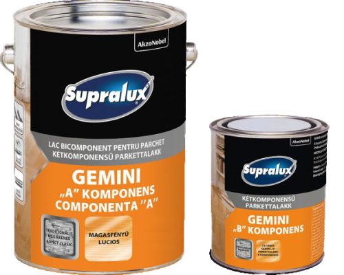 SUPRALUX GEMINI PARKETTALAKK A+B - MAGASFÉNYŰ 0,75L