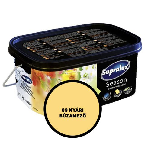 SUPRALUX SEASON SZÍNES BELTÉRI FESTÉK 2,5 L- 9 NYÁRI BÚZAMEZŐ