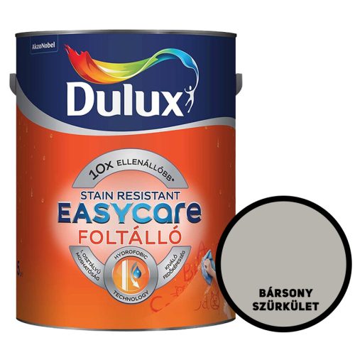 BÁRSONY SZÜRKÜLET - DULUX EASYCARE VÍZTASZÍTÓ LATEX BELTÉRI FALFESTÉK - 2,5L
