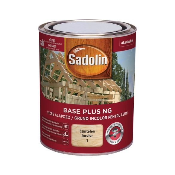 SZÍNTELEN - SADOLIN BASE PLUS VIZES ALAPOZÓ SZÍNTELEN