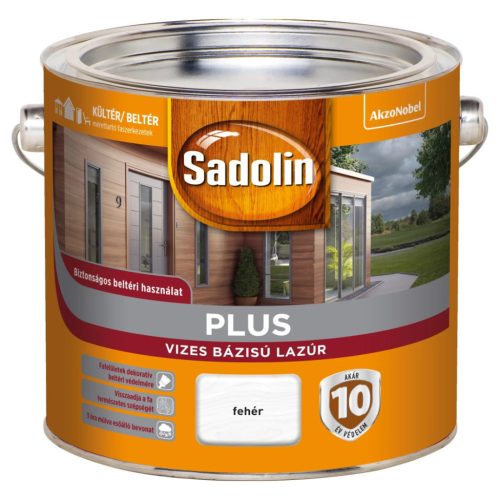 SADOLIN PLUS FEHÉR 2,5 L ÚJ 