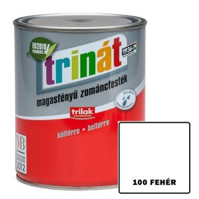 TRINÁT MAGASFÉNYŰ ZOMÁNCFESTÉK 0,5 L 100 FEHÉR