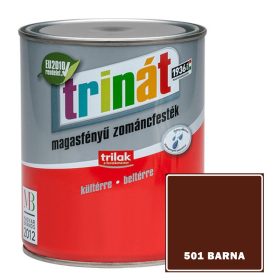 TRINÁT MAGASFÉNYŰ ZOMÁNCFESTÉK 501 BARNA 1L