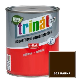 TRINÁT MAGASFÉNYŰ ZOMÁNCFESTÉK 0,25 L 502 BARNA