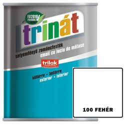 100 FEHÉR - TRINÁT SELYEMFÉNYŰ ZOMÁNCFESTÉK - 2,5 L