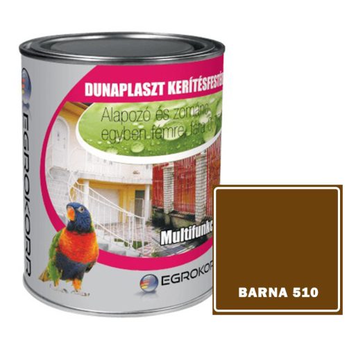 DUNAPLAST KERÍTÉSFESTÉK 0,75 L 510 BARNA