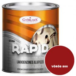 VÖRÖS 800RAPID LAKKBENZINES ALAPOZÓ - 0,75 L