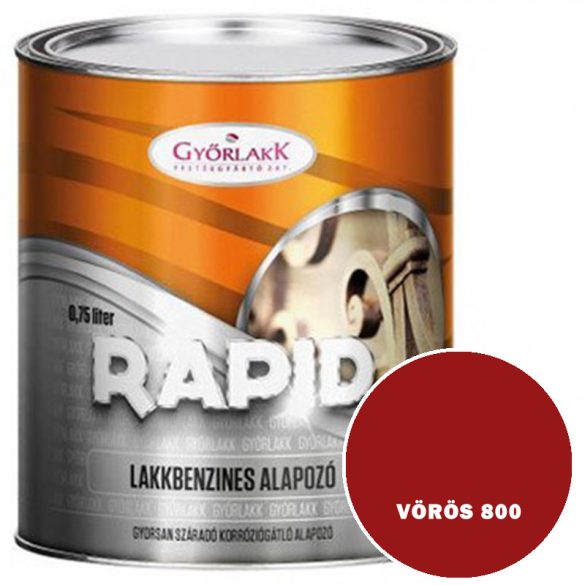 VÖRÖS 800RAPID LAKKBENZINES ALAPOZÓ - 0,75 L