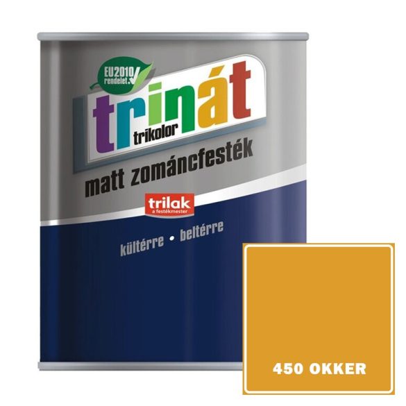 450 OKKER - TRINÁT TRIKOLOR MATT ZOMÁNCFESTÉK - 1L