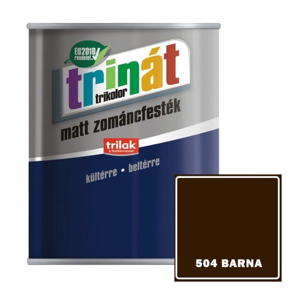 504 BARNA - TRINÁT TRIKOLOR MATT ZOMÁNCFESTÉK - 1L