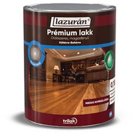 Lazurán prémium lakk oldószeres, magasfényű 0,75l