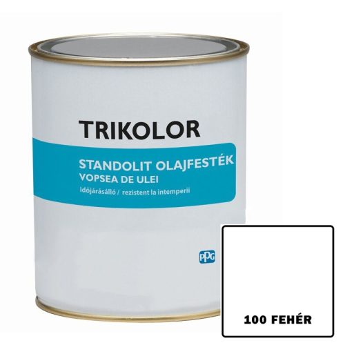 TRIKOLOR OLAJFESTÉK 0,75 L FEHÉR