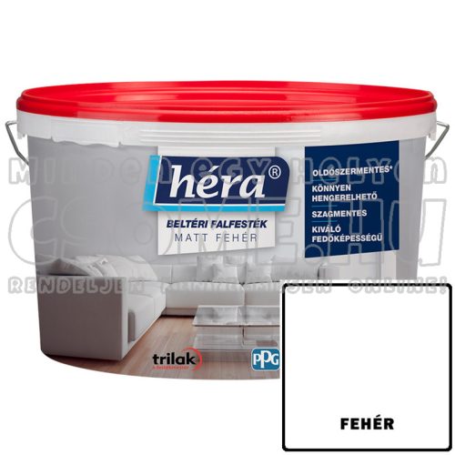 FEHÉR - 4L - BELTÉRI FALFESTÉK - HÉRA