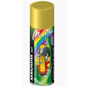 MAESTRO AKRILFESTÉK 400 ML MATT ARANYMETÁL