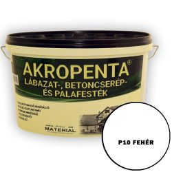   P10 FEHÉR - AKROPENTA  LÁBAZAT-, BETONCSERÉP ÉS PALAFESTÉK