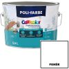 FEHÉR - CELL KOLOR SELYEMFÉNYŰ ZOMÁNCFESTÉK - POLI-FARBE - 2,5L
