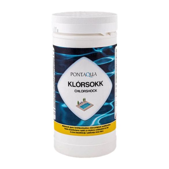 KLÓRSOKK MEDENCEVÍZ FERTŐTLENÍTŐ TABLETTA 1KG