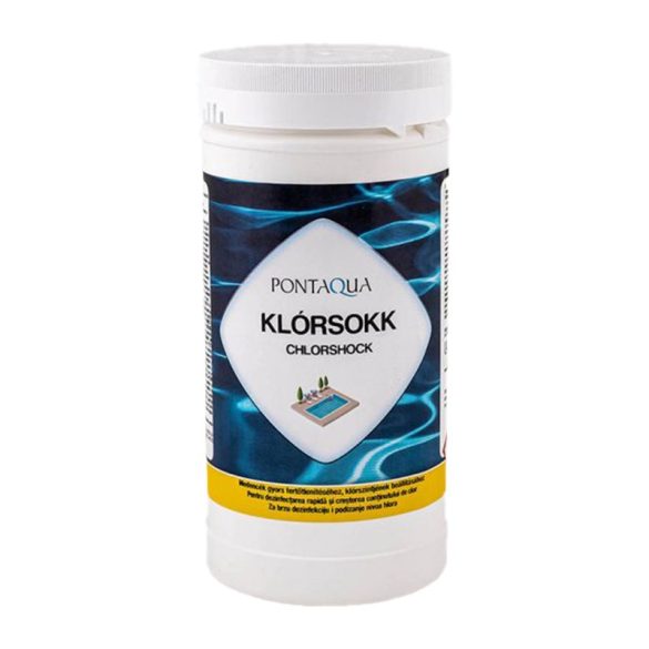 KLÓRSOKK MEDENCEVÍZ FERTŐTLENÍTŐ (20 G)TABLETTA - 1KG